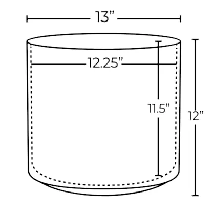 Solid Goods Planter with Stand