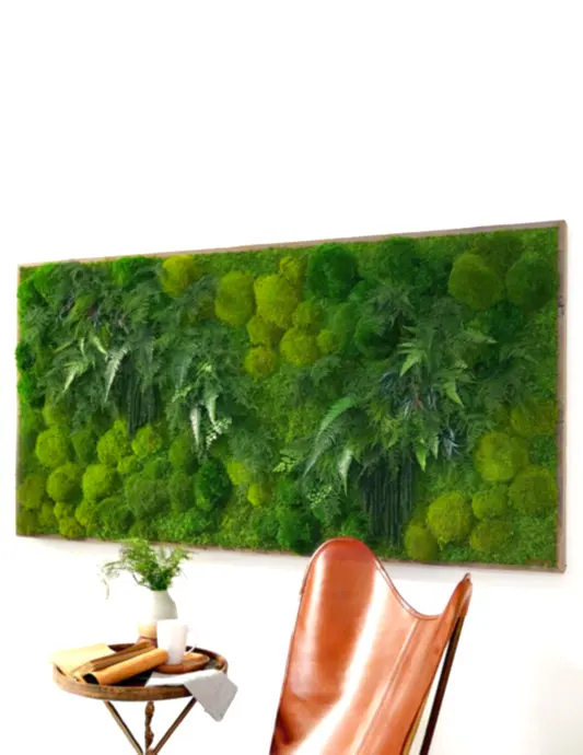 Large Preserved Living Wall 68" x 33"