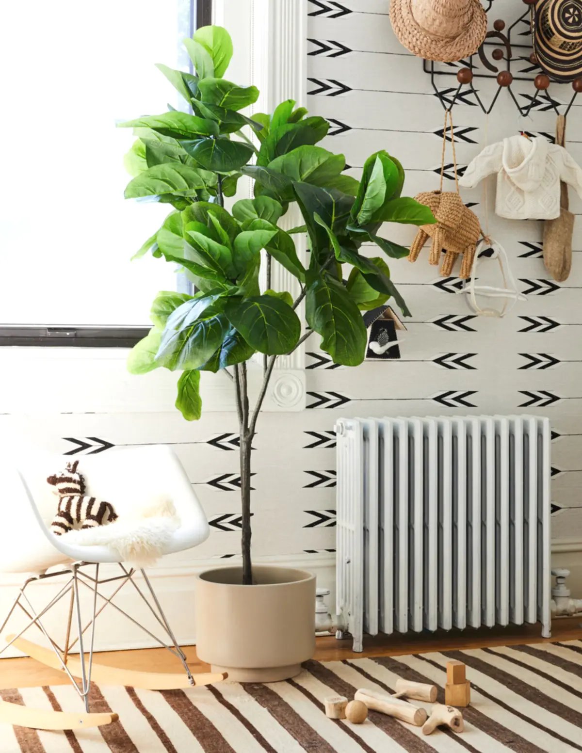 Faux Fiddle Leaf Fig Tree