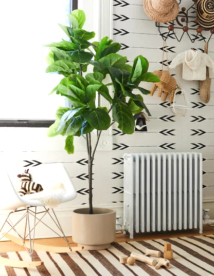 Faux Fiddle Leaf Fig Tree