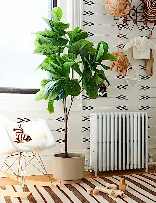 Faux Fiddle Leaf Fig Tree