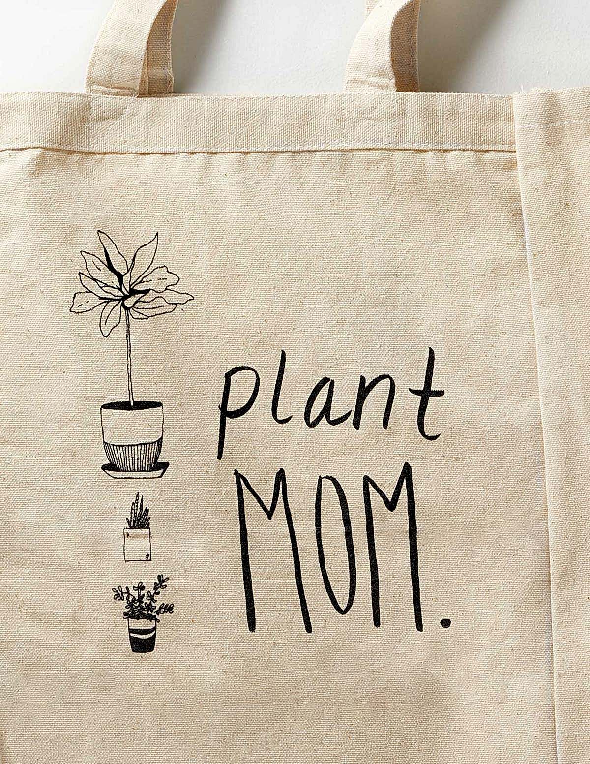 Plant Mom Tote Bag